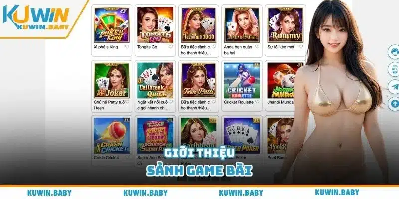 Giới thiệu sảnh game bài