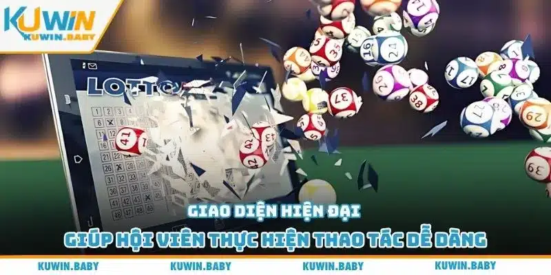 Giao diện hiện đại giúp hội viên thực hiện thao tác dễ dàng